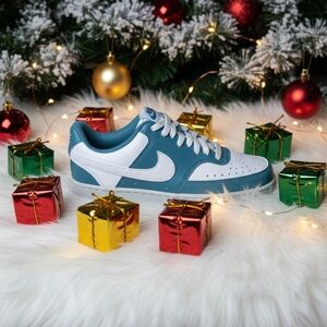 Nike Blue and White Athletic Shoes